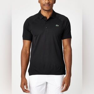 ⭐️ Lacoste Black Polo Short Sleeve Shirt 2XL